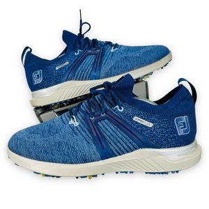 Footjoy FJ HyperFlex Golf Shoes Navy Blue / White 51082 Men's 12M